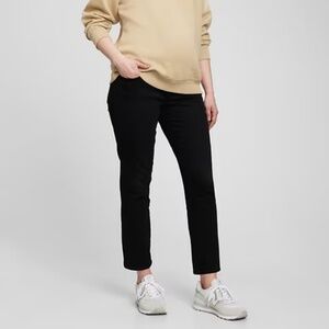 Gap Straight Ankle Maternity Jeans black 27S